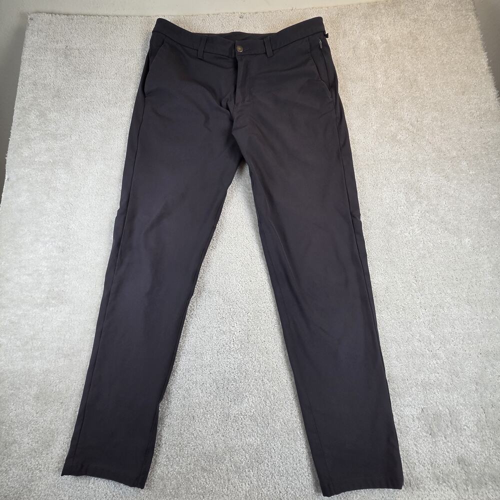 Lululemon ABC Commission Pants Mens Size 36x32.5 Gray Business Casual LM59743